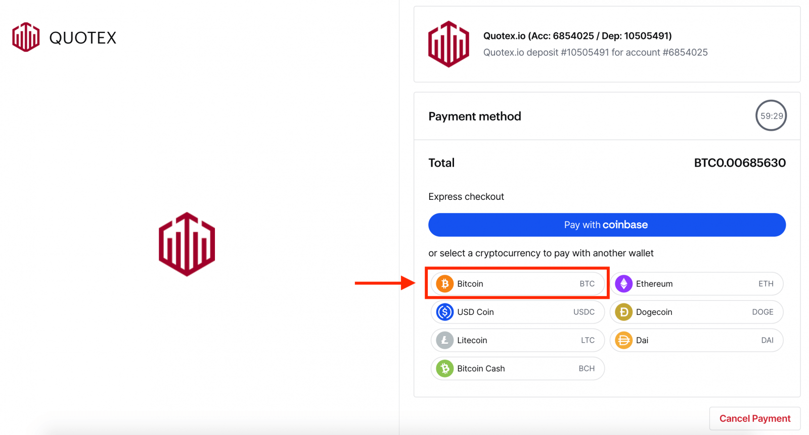 How to deposit money in Kotex