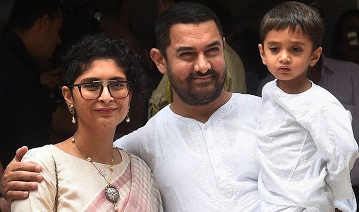 Aamir Khan with family