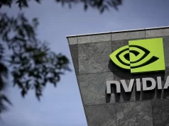 Nvidia is on track to break a stock market record held by Apple in the US